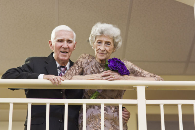 Barbara Burkett and Everett Dougherty's wedding